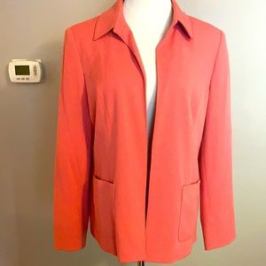 Sag Harbor peach color  lined jacket. Size 12